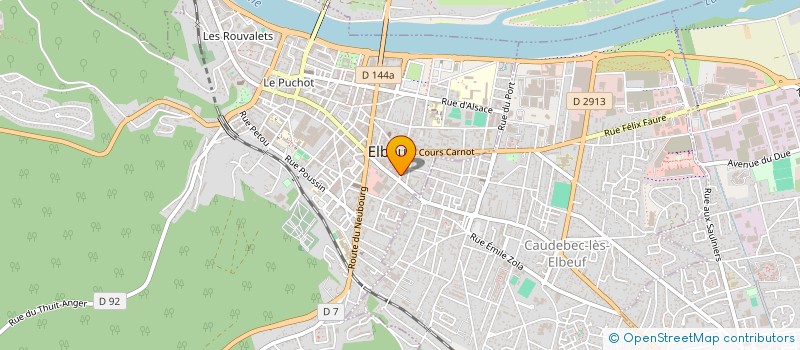 localisation de l'entreprise LE SAINT ROCH à ELBEUF