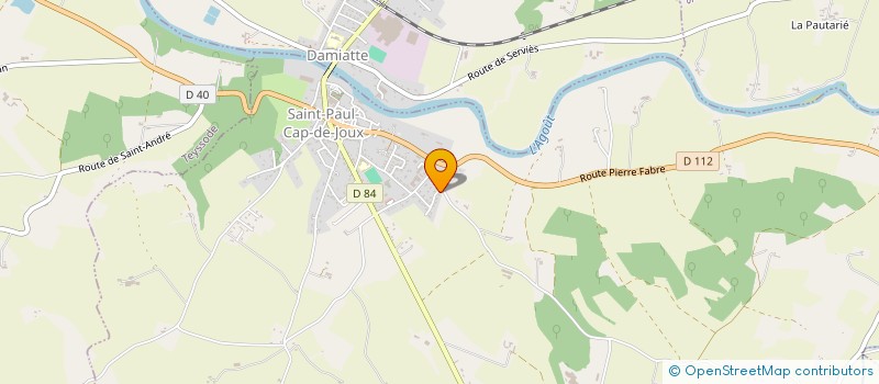 localisation de l'entreprise LE SAINT ROMAN  SAINT-PAUL-CAP-DE-JOUX