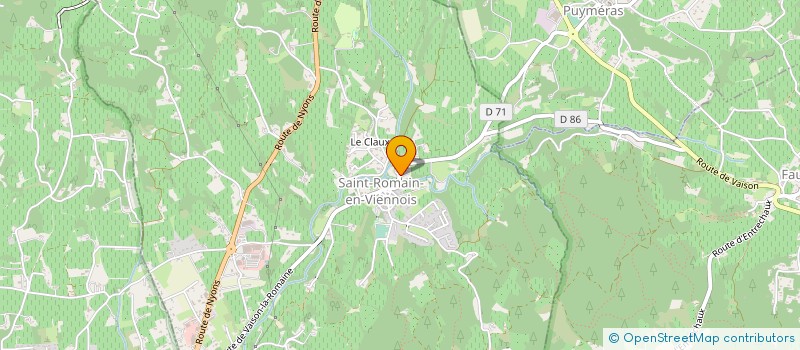 localisation de l'entreprise LE SAINT ROMANAIS  SAINT-ROMAIN-EN-VIENNOIS