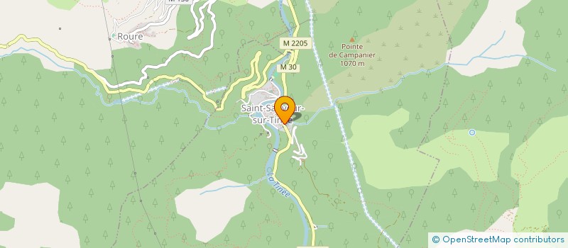 localisation de l'entreprise LE SAINT SAUVEUR à SAINT-SAUVEUR-SUR-TINEE