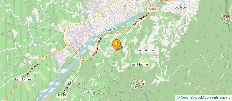 localisation de l'entreprise LE SAINT VICTOR à MIRABEL-AUX-BARONNIES