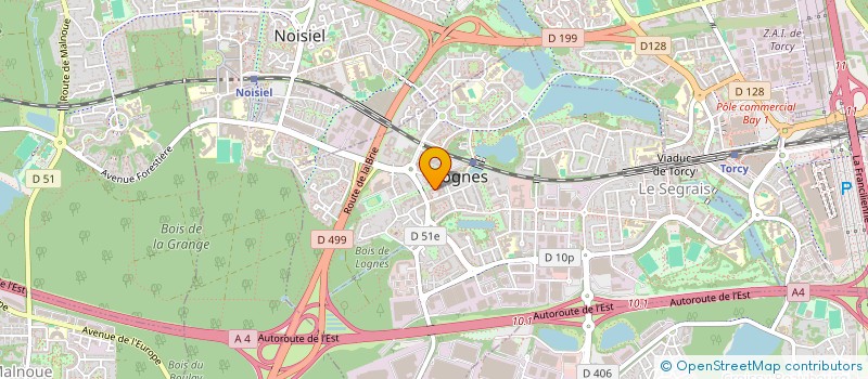 localisation de l'entreprise LE SAINT VINCENT à LOGNES