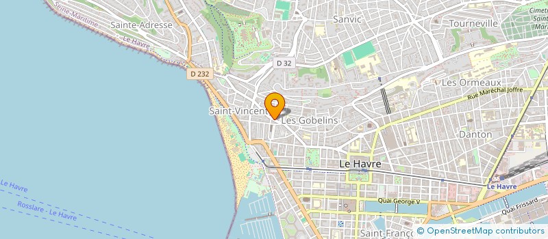 localisation de l'entreprise LE SAINT VINCENT CORBEAU à LE HAVRE