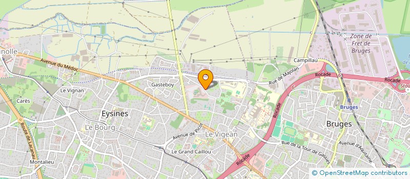 localisation de l'entreprise LE SAINT VIVIEN  EYSINES