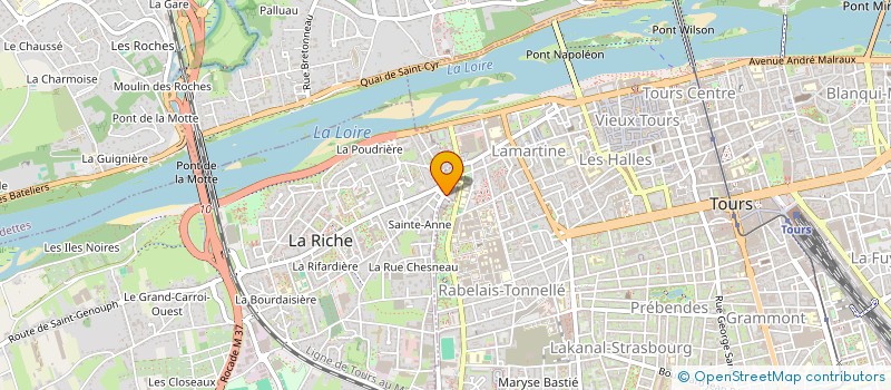 localisation de l'entreprise LE SAINTE ANNE  LA RICHE