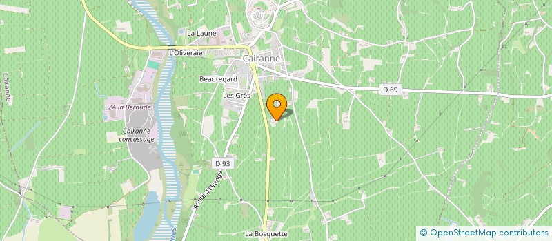 localisation de l'entreprise LE SAINTE CECILE  SAINTE-CECILE-LES-VIGNES