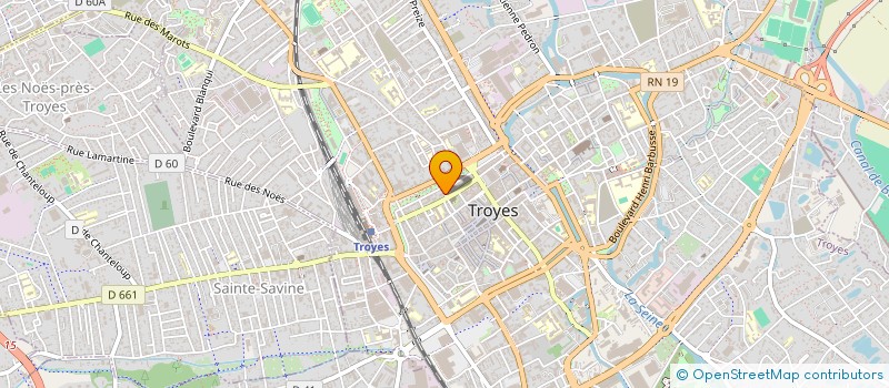 localisation de l'entreprise LE SAINTE MADELEINE  TROYES