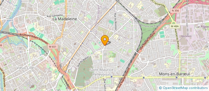 localisation de l'entreprise LE SAJ à LILLE