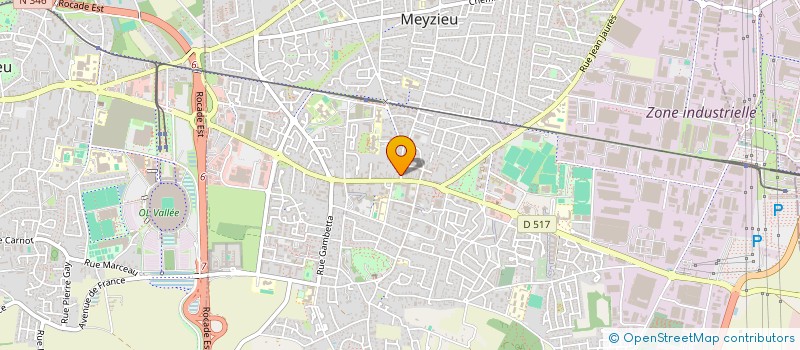 localisation de l'entreprise LE SAKURA à MEYZIEU