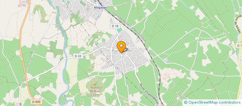 localisation de l'entreprise LE SALABERT  PUISSALICON