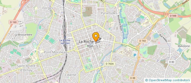 localisation de l'entreprise LE SALE GOSSE à LA ROCHE-SUR-YON