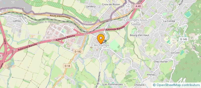 localisation de l'entreprise LE SALEVE  PRESILLY