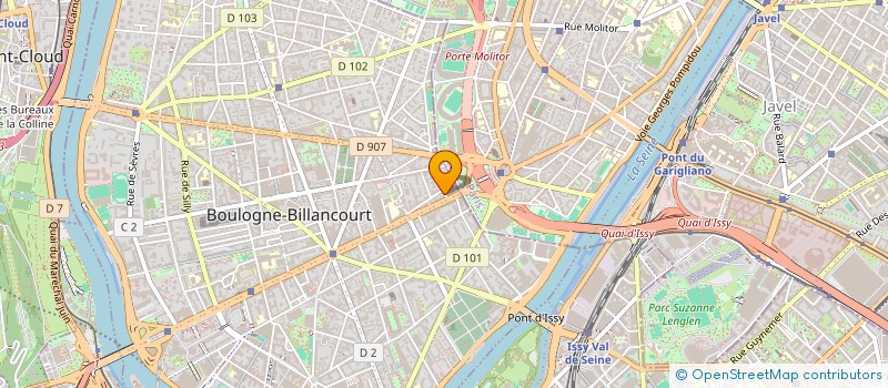 localisation de l'entreprise LE SALEVE à BOULOGNE-BILLANCOURT