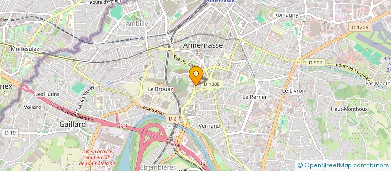 localisation de l'entreprise LE SALEVE à ANNEMASSE