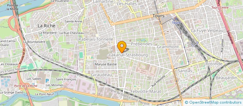 localisation de l'entreprise LE SALEZARD  TOURS
