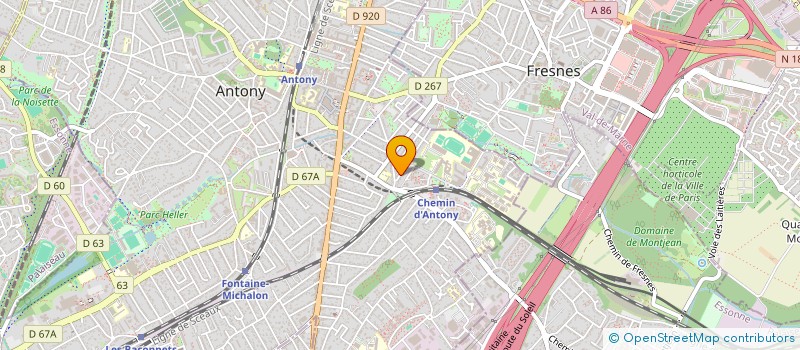 localisation de l'entreprise LE SALINE à ANTONY