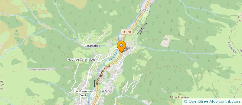 localisation de l'entreprise LE SALOIR à CAUTERETS