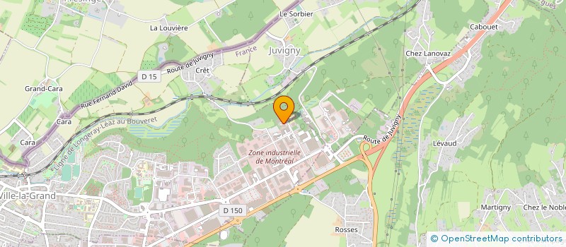 localisation de l'entreprise LE SALOIR DU SALEVE à VILLE-LA-GRAND