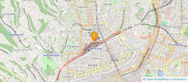 localisation de l'entreprise LE SALOMBO à NICE