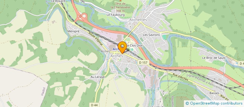 localisation de l'entreprise LE SALOMBO  ARCHES