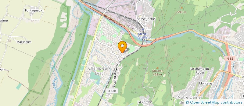 localisation de l'entreprise LE SALON 134  CHAMP-SUR-DRAC