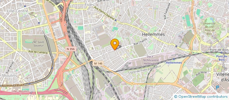 localisation de l'entreprise LE SALON 165 à LILLE