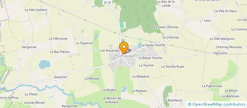 localisation de l'entreprise LE SALON 22  LANRELAS