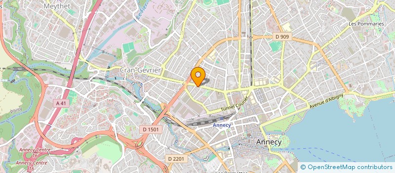 localisation de l'entreprise LE SALON à ANNECY