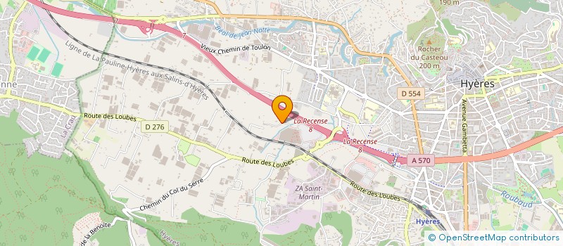 localisation de l'entreprise LE SALON à HYERES