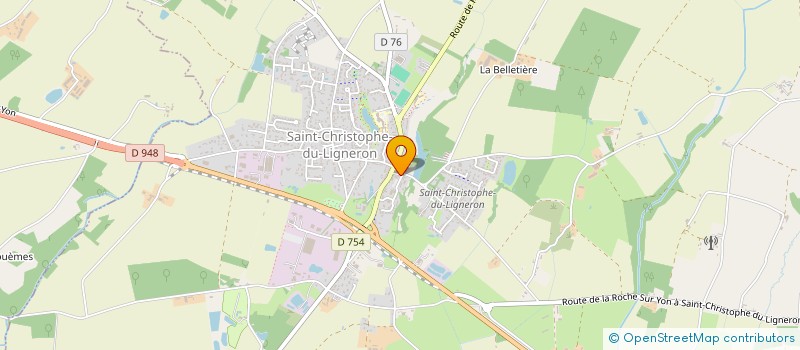 localisation de l'entreprise LE SALON  SAINT-CHRISTOPHE-DU-LIGNERON