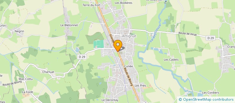 localisation de l'entreprise LE SALON  ATTIGNAT