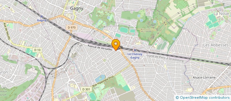 localisation de l'entreprise LE SALON à GAGNY