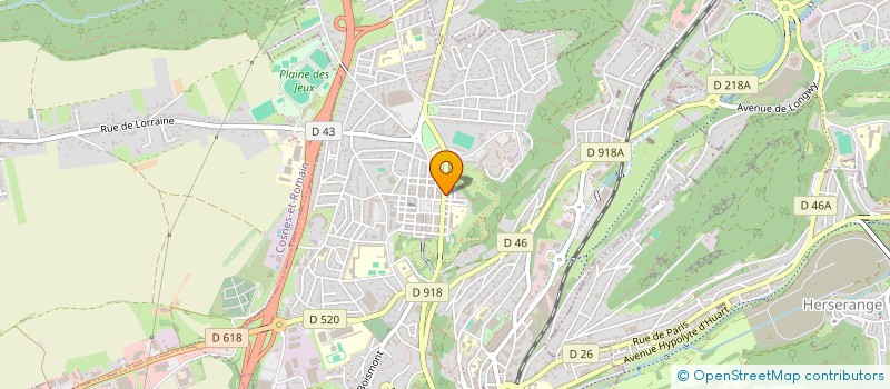 localisation de l'entreprise LE SALON à LONGWY