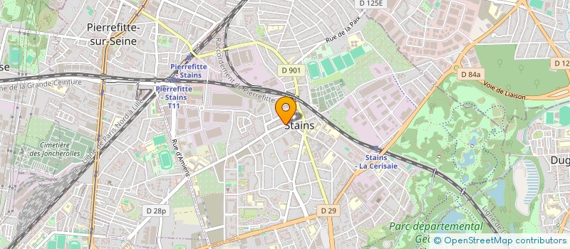 localisation de l'entreprise LE SALON à STAINS