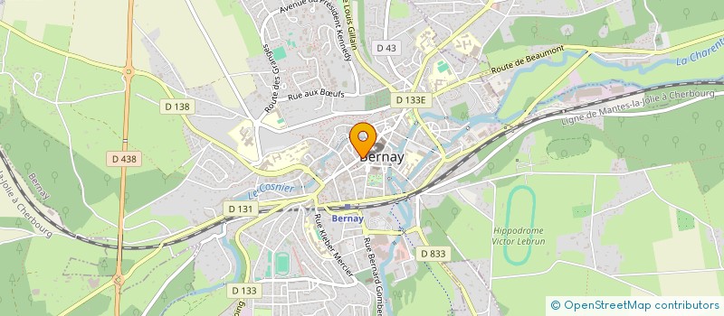 localisation de l'entreprise LE SALON à BERNAY