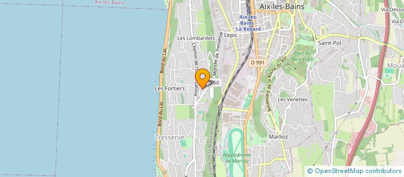 localisation de l'entreprise LE SALON  TRESSERVE