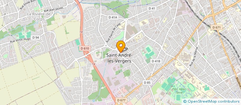 localisation de l'entreprise LE SALON  SAINT-ANDRE-LES-VERGERS