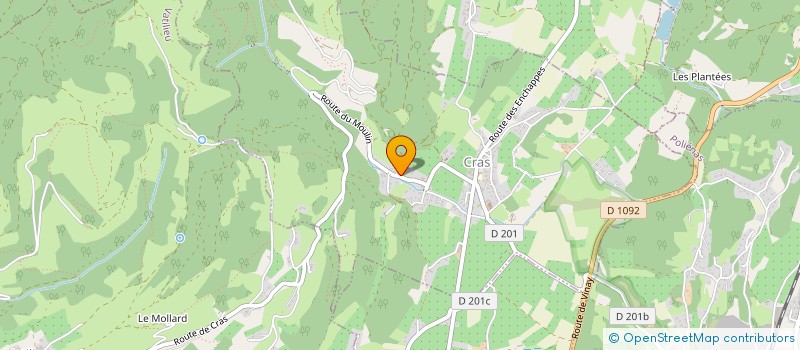 localisation de l'entreprise LE SALON ARTISAN COIFFEUR  VOUREY