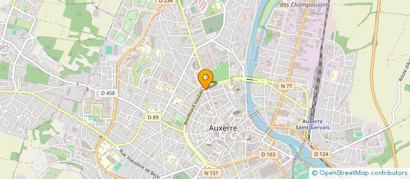 localisation de l'entreprise LE SALON BY BENOIT à AUXERRE