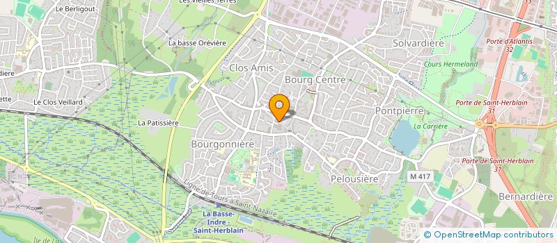 localisation de l'entreprise LE SALON BY LOONIS à SAINT-HERBLAIN