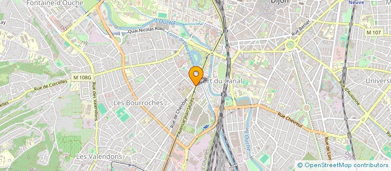 localisation de l'entreprise LE SALON BY LUCAS à DIJON