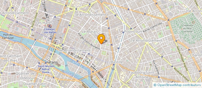 localisation de l'entreprise LE SALON BY THE DES ECRIVAINS à PARIS