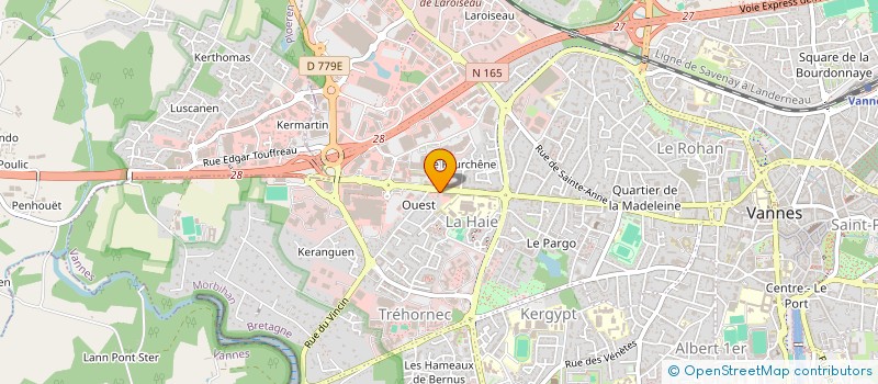 localisation de l'entreprise LE SALON.C à VANNES