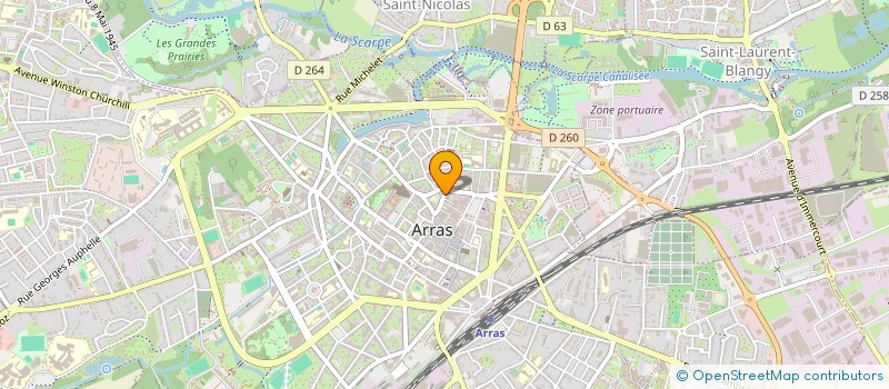 localisation de l'entreprise LE SALON CONTRERAS à ARRAS