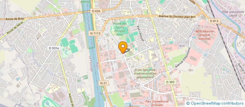 localisation de l'entreprise LE SALON D'AMELIE  AGEN