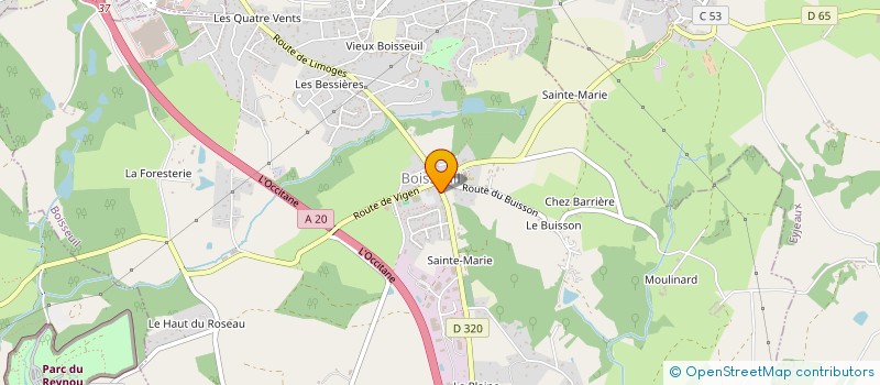 localisation de l'entreprise LE SALON D'ANAIS  BOISSEUIL