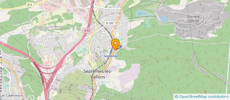 localisation de l'entreprise LE SALON D AXELLE  SEPTEMES-LES-VALLONS