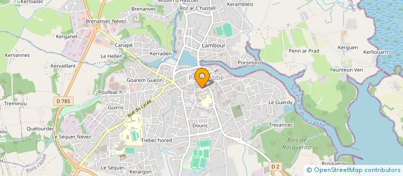 localisation de l'entreprise LE SALON D ESTELLE à PONT-L'ABBE