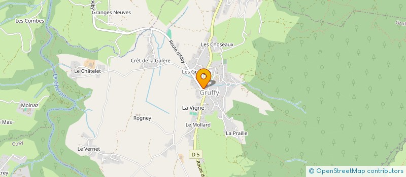 localisation de l'entreprise LE SALON D'EVA  GRUFFY