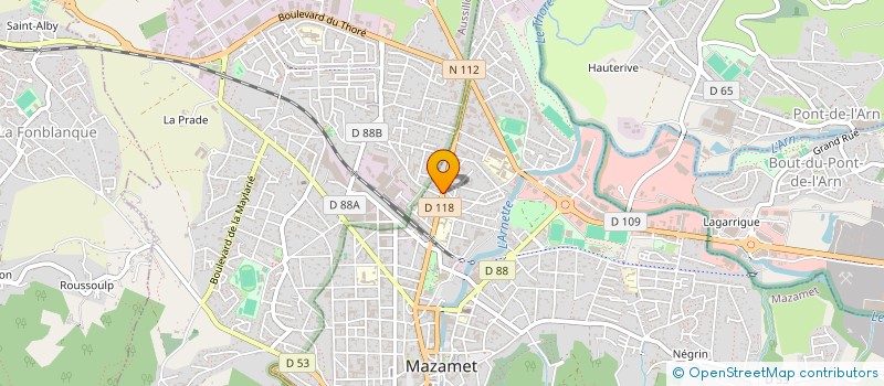 localisation de l'entreprise LE SALON D'ISABEL  MAZAMET